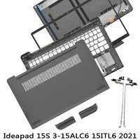 For Ideapad 15S 3-15ALC6 15ITL6 2021 LCD Screen Back Cover Front Bezel Palmrest Upper Top Case Bottom Cover silver gray
