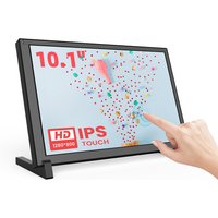 Tragbarer kapazitiver 10-Zoll-HD-Touchscreen (1280×800) mit 10-Punkt-Touch-Funktion und IPS-Display-treiberlos,kompatibel mit Banana Pi,Raspberry Pi 4B/3B+/3A+/2B sowie Windows 7/8/10.Ein Geschenk für
