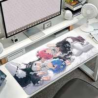 New Kawaii R-Re Zero Rem Mouse Pad Non-slip Thickened MousePad Student Cushion Large Writing Gaming Lockedge Office