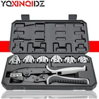 9 inches Ratcheting Wire Crimper Plier jaws set 03B/10N/10WF/35WF/2546B/03J/125 Connectors Multi-functional Hand Crimping Tool