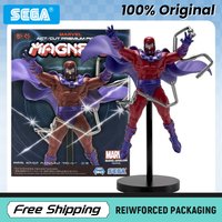 In Stock SEGA Marvel ACT CUT Magneto Comics Max Eisenhardt Anime Figure Model Original Toys Desktop Ornament Gifts Collecting