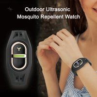 Ultrasonic Mosquito Repellent Watch Anti-mosquito Bracelet Portable Silicone Wristband For Children Adults Outdoor Camping