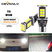 2Pcs T15 W16W LED Bulb 3030SMD No Error Canbus Car Backup Reverse Light Backup Stop Auto Lamp Extremly Bright 6000K 12V