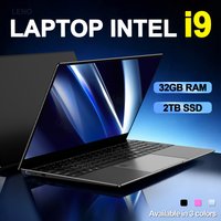 LENO 15.6" Laptop Windows 11 32GB 2TB Intel Core i9 9900 1920*1080 HD Gaming Computer PC Gamer office Ultra Slim Notebook