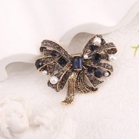 A Perfect Gift! This Exquisite Retro Bow Brooch Pin Elegantly Adorns Sweaters, Coats, or Backpacks for Any Women's Festival