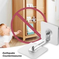 4pcs Adhesive Furniture Wall Bracket Transparent Wall Furniture Fasteners Multipurpose Furniture Brackets No Drilling Bracket