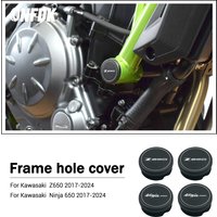 For Kawasaki Z 650 Ninja 650 2017-2024 2022 2023 Motorcycle Accessories Frame Hole Cap Plug Decorative Cover Frame Cover Set