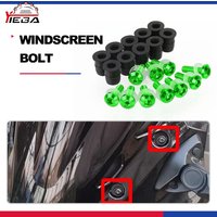 M5 For Yamaha FZ1 FZS1000 Fazer FZ6R FZ6 FZ8-N S Fazer8 FZ16 FJR 1300 TDM 900 TRACER 900 FJ-09 Windscreen Windshield Bolts Screw