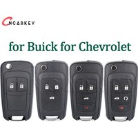 For Buick for Chevrolet Cruze Epica Lova Camaro Impala Aveo Malibu Sail Orlando Trax Spark Remote Key Shell 2345Buttons Key Case