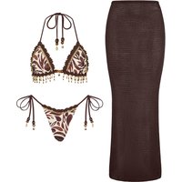 Micro Bikini 2026 New Swimwear Women Swimsuit Sexy Brazilian Bikini Set Halter Lace Thong Beachwear Bathing Suit Female Biquini