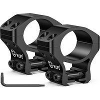 CVLIFE 1 Inch Dovetail Scope Rings 2 Pieces See Through Base Fit 3/8 Inch 11mm Dovetail Rails Huntin Scope Mount Height 1.2 1.58