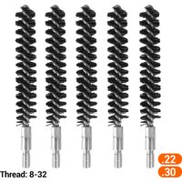5Pcs Gun Cleaning Brush Head .22 .30 Gun Bore Cleaning Brushes Rifle Pistol Shotgun Hunting Gun Cleaning Tool Hunting Accessory