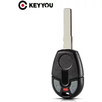 KEYYOU 2 Buttons Replacement Remote Transponder Car Key Shell For Fiat Positron