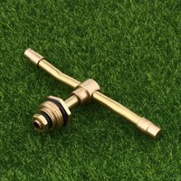 Agriculture Lawn Irrigation Watering Nozzle Spray 2 Arm Rotating Brass Nozzle Automatic Rotating Sprinkler Garden