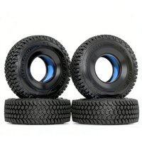 4PCS 1.9 RC Crawler 4.56 inch Rubber Tires ,for 1/10 Rc Crawler Car Traxxas Trx4 Axial Scx10 Wraith Rc4wd Yikong Rgt Wrangler