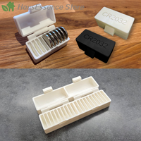 ※CR2032/CR2025 Battery Storage Box 10/20-Hole Portable Prevents Battery Loss Battery Protective Holder Small Electronics