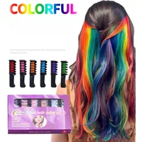 6/1pcs Hair Dye Comb Mascara Design Crayons For Hair Coloring Chalk Temporary Dye Pencil Mini Disposable Gifts Kids Hair Dyes