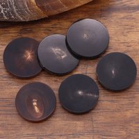 Yak horn slices, scraping slices, button scraping slices, random black and white patterns, knife handles, button raw materials