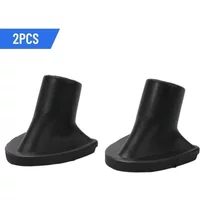 2PCS Golf Bag Feet Replacement - Anti-Slip Rubber Pads w/Tool-Free Install, Universal Fit for Stand Bag Legs