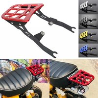 8.5mm 7075 aluminum, 5mm Stainless steel CNC Rear Luggage Rack Carrier Fit for Honda Monkey 125 JB02 JB03 JB05 2019-2025