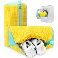 Hot 360° Deep Cleaning Shoe Washing Machine Bag Reusable Laundry Sneaker Bag Anti-Deformation Mesh Protector for All Shoe Types