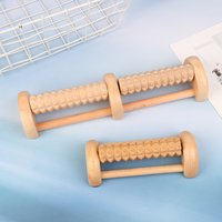 Foot Sole Massager Relieves Plantar Fasciitis Wooden Roller Type Solid Wood Foot And Leg Massager Acupoint Ball Travel Type Foot