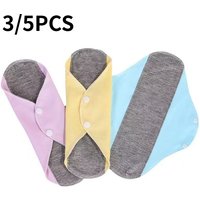 3/5Pcs Set Reusable Adult Diaper Cotton Washable Panties Panty Liners Feminine Hygiene Pad Period Elderly Prevent Urine Leakage