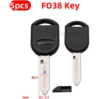 5PCS Tansponder Key Chip Case FO38 Key Blade For Ford Mustang Explorer Edge #19 KD Key Blade Spare Car Key Locksmith Tool