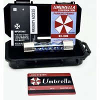 Resident Evil Handmade T-Virus Sample Bottle Model Toy - Umbrella Corporation Box Game Collectible