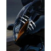 AliExpress NONE 2PCS Motorcycle Helmet Stickers, Aggressive Claw Scratch Decals for Motocross ATV Dirt Bike, Universal Decoration