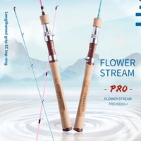 Yushan Outdoor Flower Stream Pro Ultralight (UL) Spinning Rod for Creek Fishing & Small Fish. Medium-Fast Action.