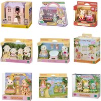 Sylvanian Families Blind Keychain Aceessories Figures Original Baby Dress Up Kids Toys Girl Toy Kitchens Family Series Gift Sets
