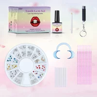 Professional Gem Teeth Decoration Set - With Curing Light & Adhesive, Easy-to-Remove Crystals for Unisex DIY Smile Sparkle.