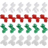 1set Car Left Right Driver Door Lock Rod Clips For Most Car 2-3.5mm Hole Plastic Rivet Auto Interior Fasteners Fixing Clip