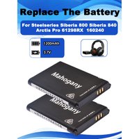 3.7V Replacement Battery For Steelseries Siberia 800 Siberia 840 Arctis Pro 61298RX Wireless Game Headset Headphones 160240