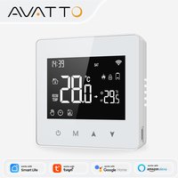 AVATTO WiFi/ZigBee Low Power Battery Smart Thermostat Water Gas Boiler Temperature Controller For Tuya Alexa Google Home Alice