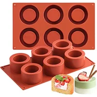 Round Cake Mold Cake Decorating Moulds Silicone Mold Baking Tools for Cakes Mousse Soap Molds 3D Cake Tray Kitchen Baking Pan