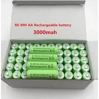 2025New 1.2V 3000mAh Ni MH AA Rechargeable Battery Rechargeable Ni MH AA Rechargeable Toy Microphone Alarm Clock Remote control