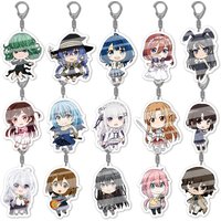 Japanese Anime Manga Characters Kawaii Acrylic Key Chain Keyring Strap Figure Hanging Accessories Keychain For Cosplayer Gifts