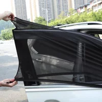 Car Universal Sunshade SUV UV Protection Anti-mosquito Screen Window Blackout Side Curtain Protection Window Film Accessories