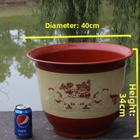 Large Size Plastic Flower Pot Ceramic Simulation Stand Indoor Home Balcony Orchid Pot Breathable Home Decoration Accessories