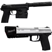 Police Pistol USP 3D Paper Model DIY Manual Toy Creative Gift