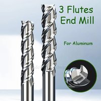 Frez trzpieniowy 3-ostrzowy ze stali szybkotnącej, frez do aluminium, włókna szklanego, plastiku, drewna, miedzi, o średnicy 3 4 5 6 8 10-20mm