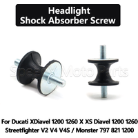 For Ducati XDiavel 1200 1260 X XS Diavel 1200 1260 Streetfighter V2 V4 V4S Monster 797 821 1200 Headlight Shock Absorber Screw