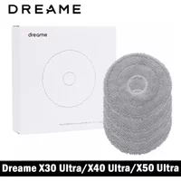 Dreame X30 Ultr/X40 Ultra/X50 Ultra Mop Cloth Parts Dreame L10s Pro Ultra Heat / L20 Ultra Rotary Mops Pad Original Accessories