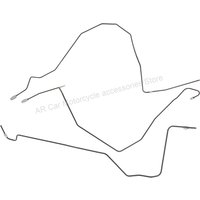 Pre-bent Brake Line Kit For BMW E46 3 Series LHD Over Fuel Tank & Rear Axle Direct Fit