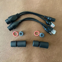 POE Splitter Cable RJ45 Injector Passive Power Over Ethernet Adapter Outdoor Black or White Color For IP Camera