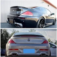 Car Spoiler For BMW 6 Series E63 Not For E64 04-09 Carbon Fiber Material Rear Tail Wing Car Styling