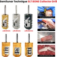 Dental SLT Easy Bone Collector Semilunar Technique GBR SLT Drill Implant Semilunar Shell Bone Argumentation Harvest EBC HalfMOON