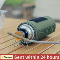 Portable Gas Stove Adapter Aluminum Alloy Butane Gas Cooker Connector Lightweight Gas Tank Conversion Head for Outdoor Cooking